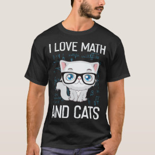 Cat Christian Gif I Love Math And Cats T-Shirt