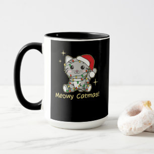 Cat Christmas Animals Cute Cats Meowy Catmas Mug