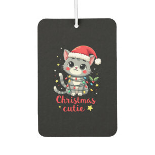 Cat Christmas Cutie Cats Christmas T-Shirt for Men Air Freshener