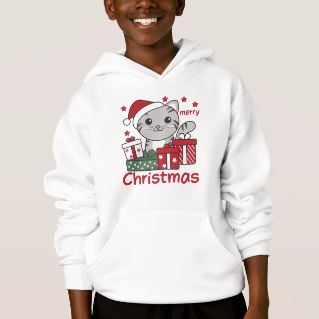 Cat Christmas Gift Winter Animals Cats (Front)