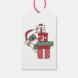 Cat Christmas Gift Winter Animals Cats Tags