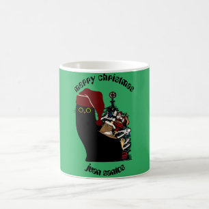 cat christmas gifts, personalized name coffee mug