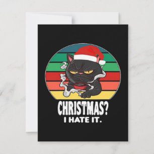 Cat Christmas  Holiday Card