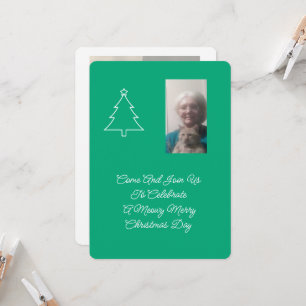 Cat Christmas Party Invitation