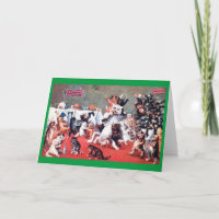 Cat Christmas Party with Kittens, Louis Wain