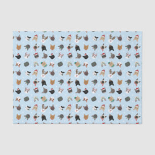 Cat Christmas Pattern Tissue Paper