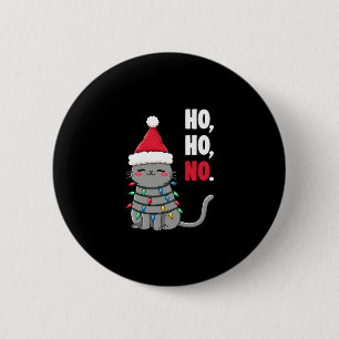 Cat Christmas Shirt Kids Funny Santa Cat Christmas 2 Inch Round Button