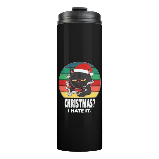 Cat Christmas  Thermal Tumbler (Front)