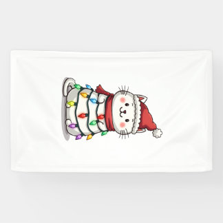 Cat Christmas Tree Christmas (2) Banner