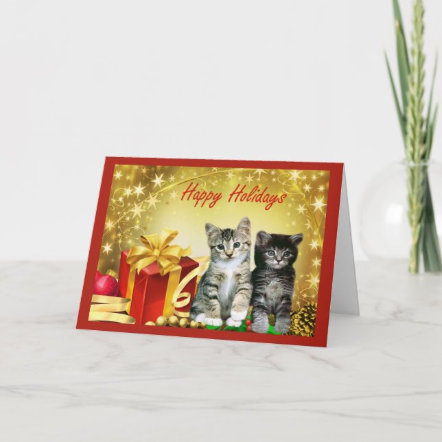 Cat Chrstmas Card (Front)