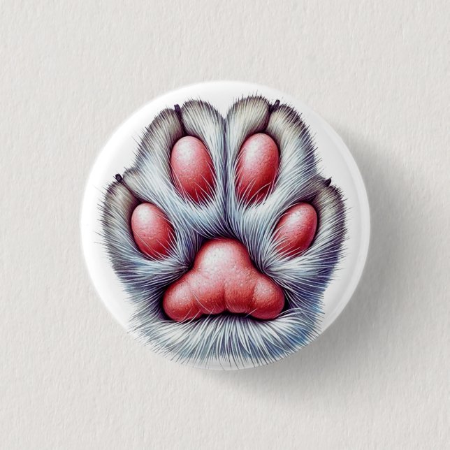 Cat Claw Button – Cute & Fun (Front)