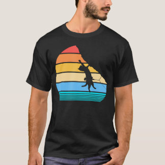 Cat Climbing Meowtain Kitty Rock Climber T-Shirt