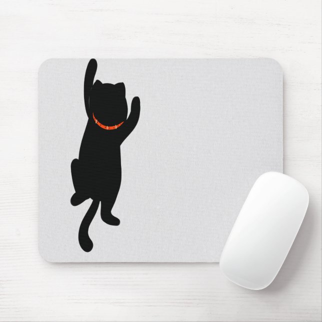 Cat Climbing  Mouse Pad (With Mouse)
