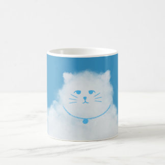 Cat Clouds Blue Sky Coffee Mug