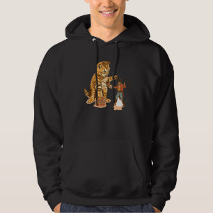 Cat Clown Feline Cat Kitten Circus Hoodie