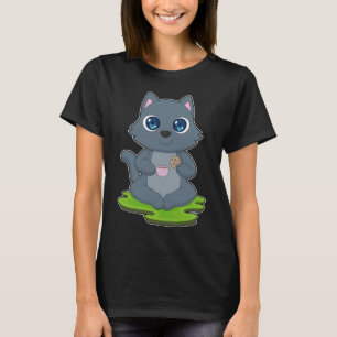Cat Coffee Cookie T-Shirt