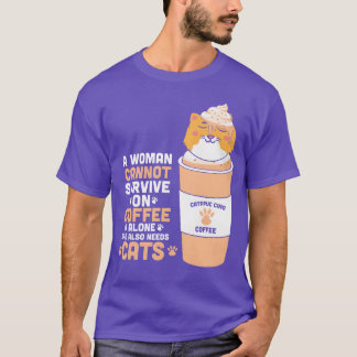 CAT COFFEE friends T-Shirt
