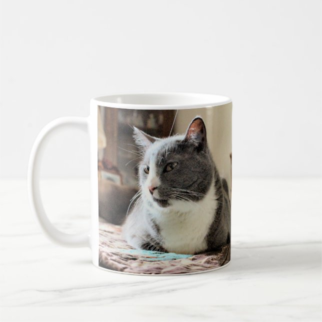 Cat Coffee Mug (Left)