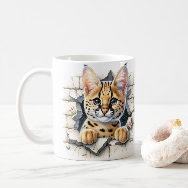 Cat Coffee Mug (With Donut)