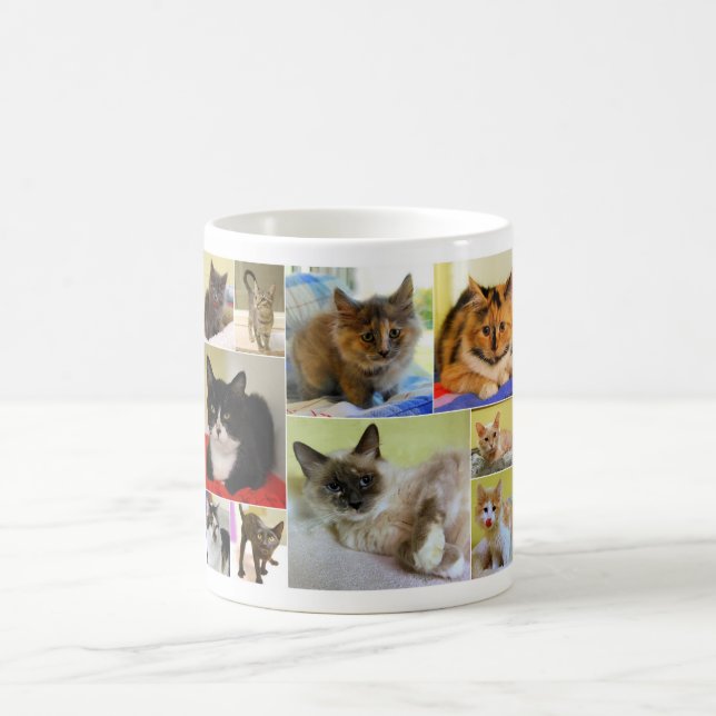 Cat Collage Mug (Center)