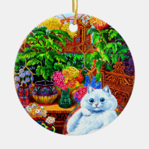 Cat College Master Ceramic Ornament