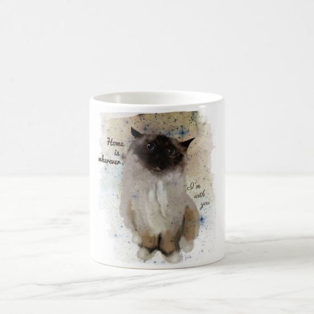 Cat color mug (Center)