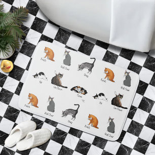 Cat Commands Bath Mat