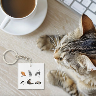 Cat Commands Keychain