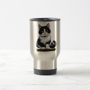 Cat cool travel mug