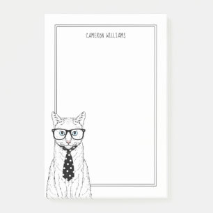 Cat Couple Add Your Name Post-it Notes