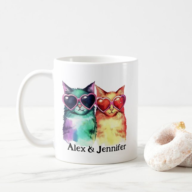 Cat Couple Coffee Mug (Creator Uploaded)
