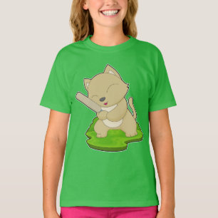 Cat Cricket Cricket bat T-Shirt