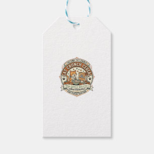 Cat Crunch Cereal Cat Breakfast Cereal Box Cat Vin Gift Tags