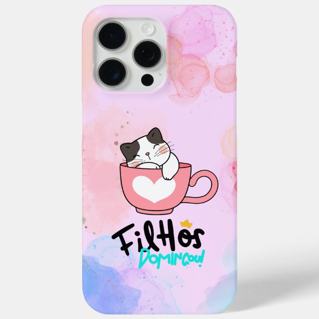 Cat cup iPhone / iPad case (Back)