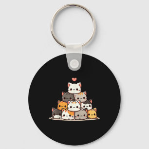 Cat Cute Cats Anime Kawaii Neko Keychain