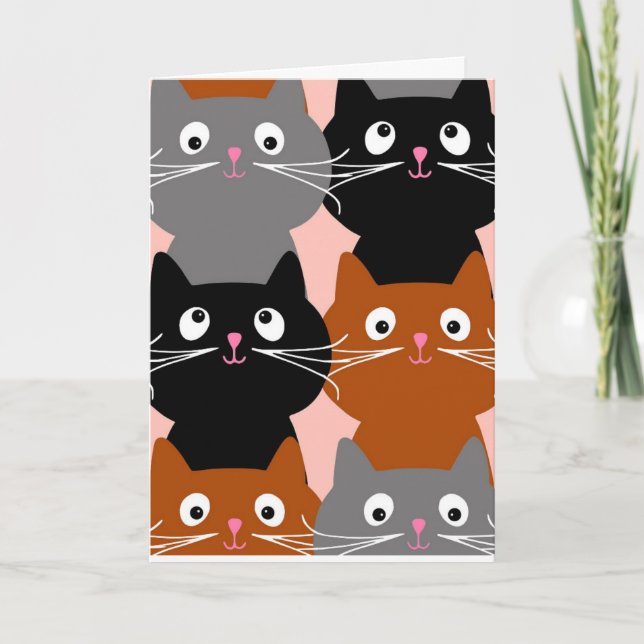 CAT CUTE CATS CATASTIC BIRTHDAY CARDS (Front)