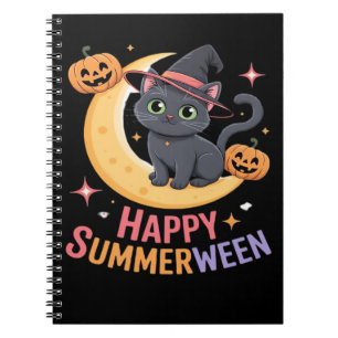 Cat Cute Halloween Aesthetic Essential T-Shirt Notebook