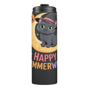 Cat Cute Halloween Aesthetic Essential T-Shirt Thermal Tumbler