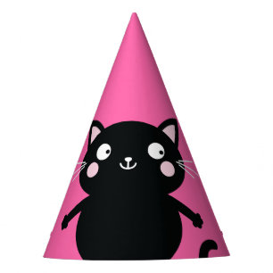 Cat Cute Kitty Colourful 1st Birthday Party Theme Hat
