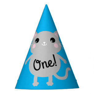 Cat Cute Kitty Kid's Birthday Party Theme Party Hat