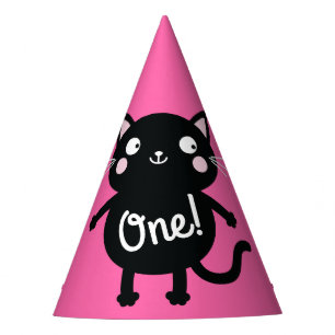 Cat Cute Kitty Kid's Birthday Party Theme Party Hat