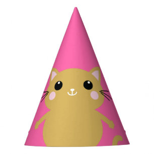 Cat Cute Kitty Kid's Birthday Party Theme Party Hat