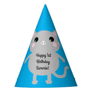 Cat Cute Kitty Kid's Birthday Party Theme Party Hat