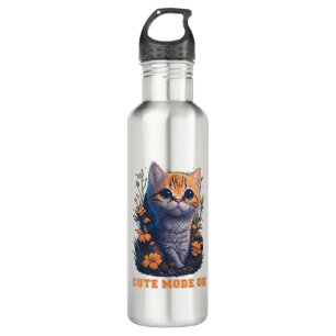 Cat Cute Mode On 710 Ml Water Bottle