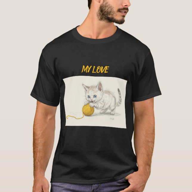 CAT CUTE T-SHIRT (Devant)