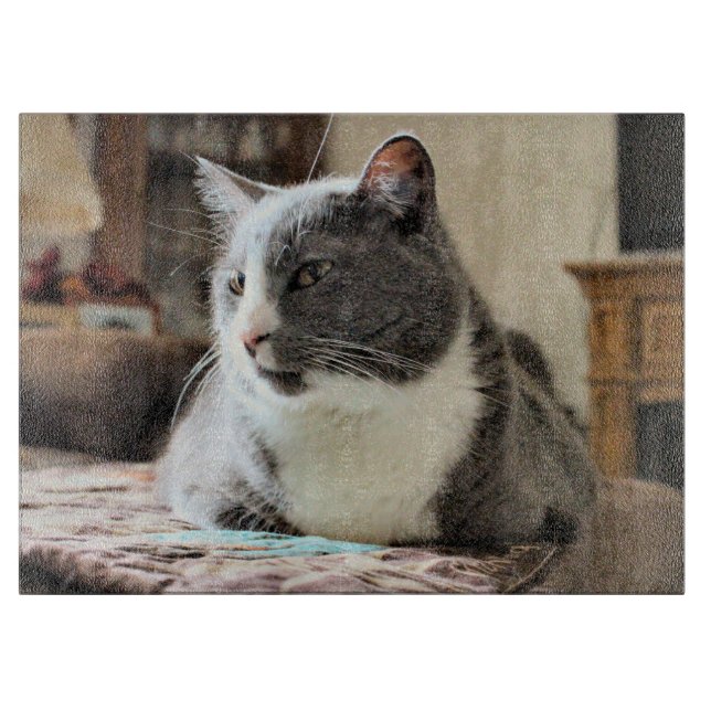 Cat Cutting Board (Front)