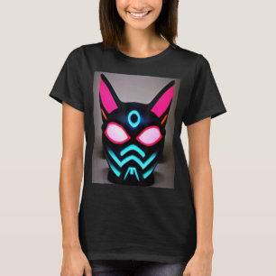 Cat Cyber Punk Weird Men Women Boys Girls T-Shirt