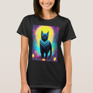Cat Cyber Punk Weird Men Women Boys Girls T-Shirt