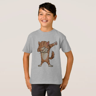 Cat Dabbing Hip Hop Pose Graphic design, Premium Q T-Shirt
