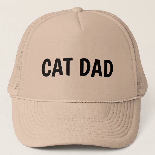 CAT DAD BALL CAPS HATS (Front)
